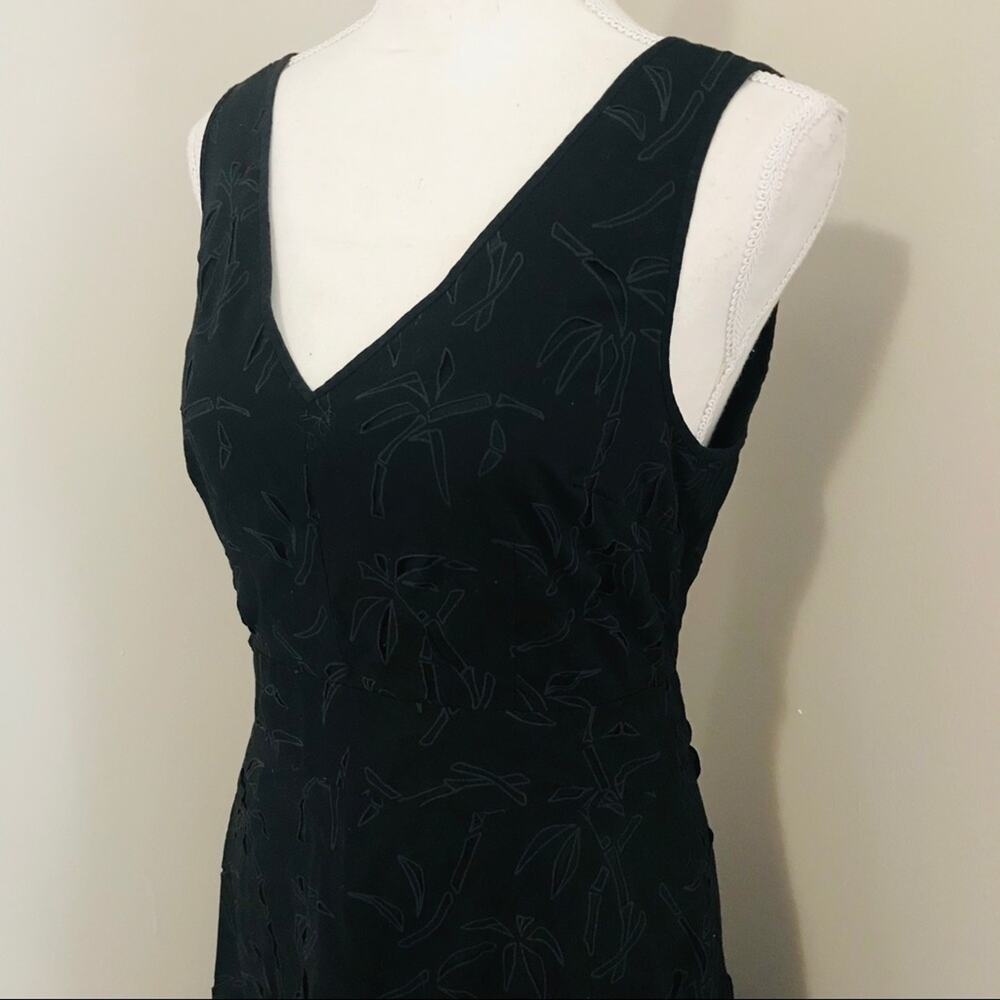 J Crew Black Laser Cut Dress - Picture 2 of 5